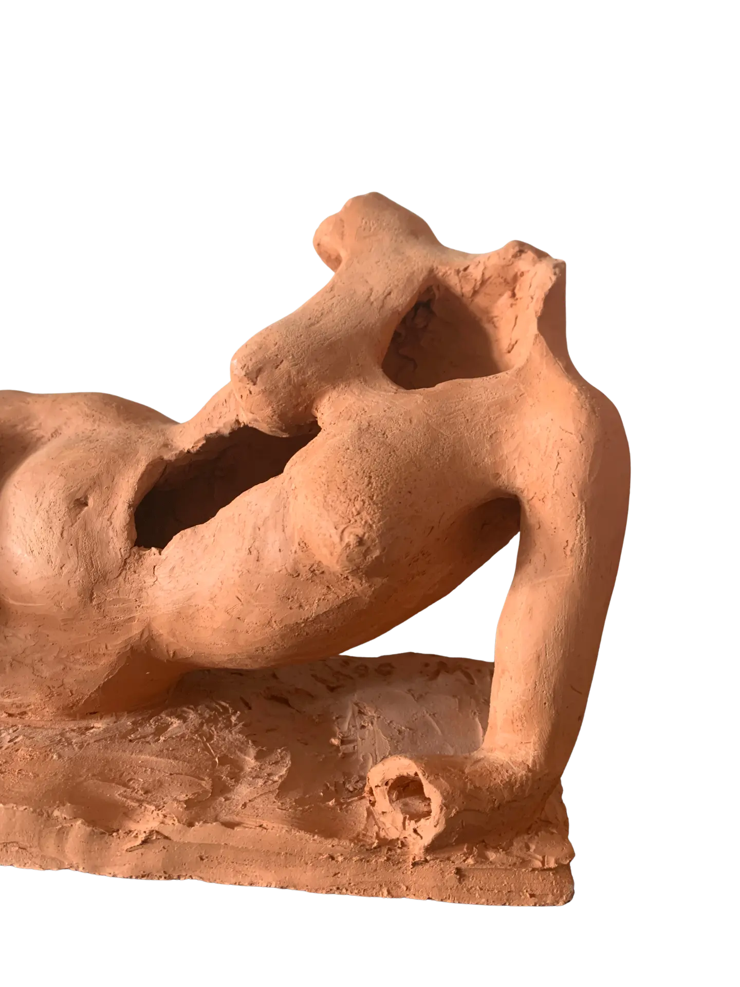 buste sculpture femme allongée