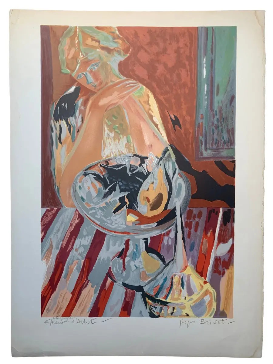Lithographie Jacques Brivot - Epreuve d'artiste
