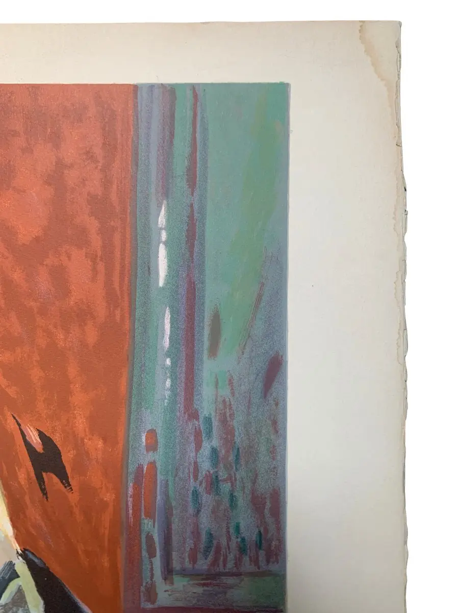 Lithographie Jacques Brivot - Epreuve d'artiste